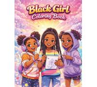 Black Girl Coloring Book: 50 Relaxing African American Illustrations for kids and teens