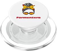 Black Girl Formentera Ibiza Spain PopSockets PopGrip for MagSafe