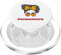Black Girl Formentera Ibiza Spain PopSockets PopGrip for MagSafe