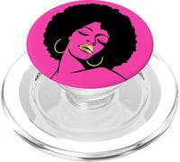 Black Girl Magic Afro Diva Melanin African American Women PopSockets PopGrip for MagSafe