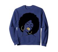 Black Girl Magic Afro Diva Melanin African American Women Sweatshirt