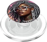 Black Girl Magic Bling Bling PopSockets PopGrip for MagSafe