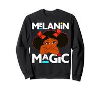Black Girl Melanin Magic Toddler Brown Girly Girl Toddlers Sweatshirt