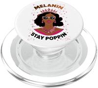 Black Girl Melanin Stay Poppin Black History Month PopSockets PopGrip for MagSafe