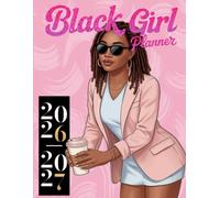 Black Girl Planner 2026-2027: 2 year Calendar, Large Print Two Page Monthly Organizer from January 2026 To December 2027 with Holidays and ... for African American Women | Size 8.5" x 11"