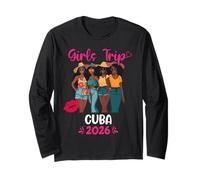 Black Girls Trip Cuba 2026 Vacation Matching Long Sleeve T-Shirt