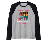 Black Girls Trip Eureka Springs 2026 Vacation Matching Raglan Baseball Tee