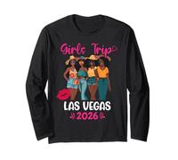 Black Girls Trip Las Vegas 2026 Vacation Matching Long Sleeve T-Shirt