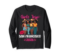 Black Girls Trip San Francisco 2026 Vacation Matching Long Sleeve T-Shirt