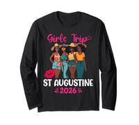Black Girls Trip St Augustine 2026 Vacation Matching Long Sleeve T-Shirt