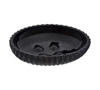 Orsina Ticino Brittany Black Glass Soap Dish