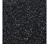 Black Glimmer Sugar Sprinkles - 250g of Edible Black Crystals Cake Sprinkles Toppers Decorations, Sugar Chunks, Halloween