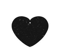 (black glitter) Printed Paper Car Air Freshener Lavender Scented Hanging Odor Remover 10/40/100 Pcs for Vehicle Home Closet Wardrobe - Heart Shape