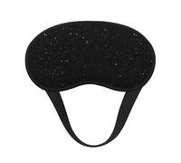 Black Glitter Sleep Mask 100% Light Blocking Eye Mask for Sleeping, Sleep Mask for Unisex for Travel/Nap