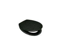 Euroshowers Rainbow Soft Close Toilet Seat (Black Glitter)