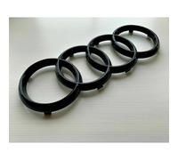 Black Gloss Front Grille Badge Ring Logo Q3 Q5 Q7 Q8 A3 A4 A5 A6 A7 S7
