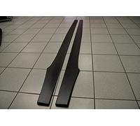 Black Gloss Performance Side skirts addons/Blades/diffusers/sill covers For Ford Fiesta STJA8 2009-2013 v2