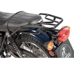 Black gloss tubular luggage rack for Kawasaki W230 / Meguro S1 (2025-)
