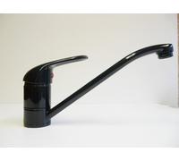 Black Glossy Kitchen Faucet, Swiveling, LOW PRESSURE , FALCON