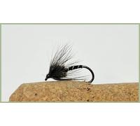 Black Gnat Wet Trout Flies, Black Magic Barbless, Rainbows, Brownies, Choice of size and quantity (3, Mixed)