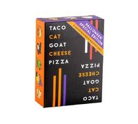 (Black ) Goat Cat Taco Cheese Pizza Card Board Game Family Parties Interactive Gifts