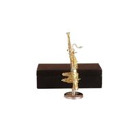Black/Gold 10/15cm Bassoon Model Large Wind Instrument Model Home Decoration(Gold,10cm)