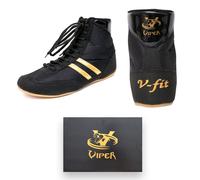 (Black/Gold, 4 (Children's)) Sab MCR LTD Boxing Boots, Footwear Mens/Kids
