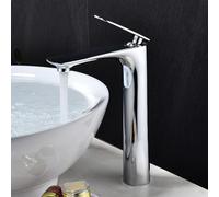 Black Gold Bathroom Cabinet with Hot & Cold White Faucet - High-Model Basin Mixer Tap for Stylish Washbasin Premium Galvanized Finish Modern Design