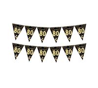 Black Gold Bunting Birthday Party Decoration Birthday Photography Accessories For Adult Teen Kids Birthday Celebration Stylish Party Supplies