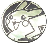 Black & Gold Clear Pikachu (Over Shoulder) Oversized Coin