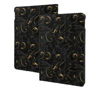 Black Gold Dragon Cool Print Compatible with ipad 9th/8th/7th Generation Case Cover, Tablet Cases Compatible with ipad Case 10.2 Inch, Auto Wake/Sleep, Folio Stand