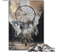 Black Gold Dream Capture Net 1000 Piece Jigsaw Puzzle for Adults Teens, Suitable for Ages 14 And Up Improve Memory Gifts Ideas (26x38cm)