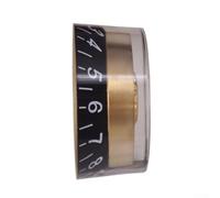 Black Gold Guitar Speed Control Knobs for LP Electric Guitars, Volume and Tone Knob Set, 4-Pack Compatible with Les Paul Style Guitars