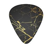 Black Gold Marble Advanced guitar pick 12 pieces Three thicknesses for bass, electric guitar, acoustic guitar bag