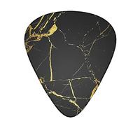 Black Gold Marble Advanced guitar pick 12 pieces Three thicknesses for bass, electric guitar, acoustic guitar bag
