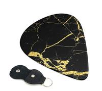 Black Gold Marble Guitar Pickfor Pickups For Acoustic Electric Guitar Bass Ukulele