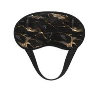 Black Gold Marble Sleep Mask, Eye Mask, Light-Blackout Design Ultra Soft & Comfortable for Men, Women