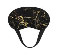 Black Gold Marble Sleep Masks Silky Eye Cover Soft Satin Blindfold Elastic Strap Night Eye Shade for Women Men