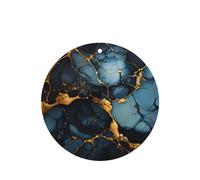 Black Gold Marbled Car air freshener, 4-pack, lightweight, hanging type, for car interior decoration.