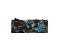Black Gold Marbled Pattern baby bow headband - elastic and comfortable headwear, photo shoots, birthday parties, daily wear,