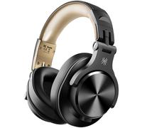 (Black Gold) Oneodio Fusion A70 Bluetooth Headphones Hi-Res Audio Over Ear Wireless Headset Professional Studio Monitor DJ HiFi Headphones