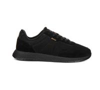 Black Gold Titanium Runner Mesh Trainers - male - Boss - Sneakers - Black - 10 UK - Shoes 10 UK