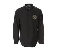 Black Gold V-Emblem Shirt - male - Versace Jeans Couture - Casual Shirts - Black - L - Shirts L