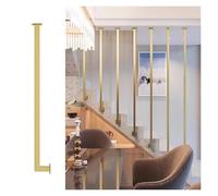 Black Gold White Metal Stair SpindlesStylish Stair Balusters with Mounting Accessories for Attic and Corridor Interior Decoration