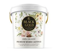 Black Gold Worm Castings Bucket | 100% Worm Castings for Mixing or Topdressing | Pots, Gardens & Raised Beds | Supports Microbial Activity & Root Health (3L)