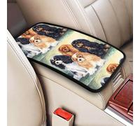 Black Golden Cavalier King Charles Spaniel, Vehicle Center Console Armrest Cover Pad Soft Comfort Car Handrail Box Cushion Universal