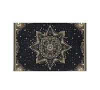 Black Golden Mandala Gothic Unique Jigsaw Puzzles Challenging and Educational Masterpieces Puzzle 500 Piecing