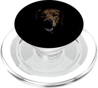 Black Golden Retriever Dog Yellow Retriever Face PopSockets PopGrip for MagSafe