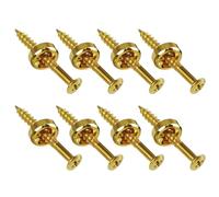 Black/Golden/Silver Guitar Neck Joint Ferrules Bushing With Screws Guitar Accessories For Electric Guitar Pack Of 8Pcs