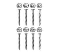 Black/Golden/Silver Guitar Neck Joint Ferrules Bushing With Screws Guitar Accessories For Electric Guitar Pack Of 8Pcs